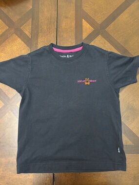 Psycho Bunny Navy Tee with Pink Accent